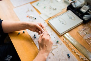 J'Adorn Designs behind the scenes custom jewelry studio, photo by Madison Short