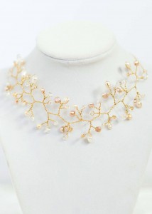 Bridal Choker Necklace, Wedding Choker, Couture bridal fashion by J'Adorn Designs