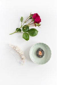 Crystal Pearl Bridal Comb Custom Wedding Jewelry J'Adorn Designs