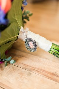 Memorial pendant for bridal bouquet, framed photo pendant, wedding memorial bouquet charm by J'Adorn Designs custom jeweler