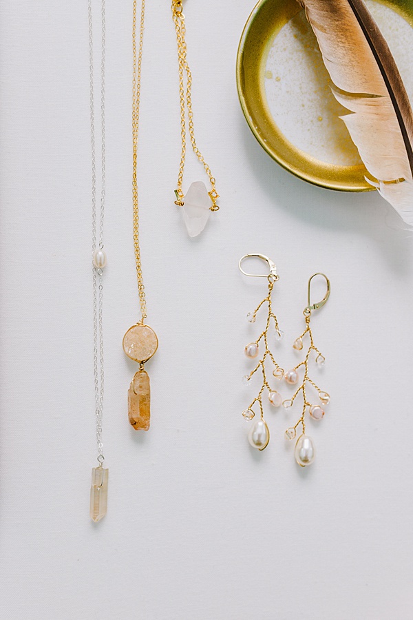 crystal jewelry examples, crystal spike necklaces, druzy pendant necklace, swarovski crystal vine earrings by jadorn designs custom jewelry
