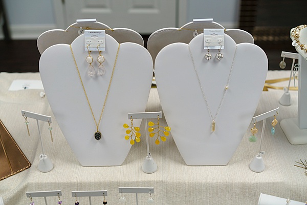Tassel bar pop-up shop; design your own tassel earrings at local artisan events in Maryland with J'Adorn Designs custom jewelry and bridal accessories