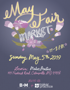 J'Adorn Designs artisan jewelry is coming to MayFair Maker's Market in Catonsville Maryland for a craft show, Spring jewelry pop-up shop featuring artists from Baltimore