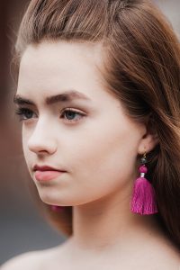 Graduation gift ideas, jewelry for the graduate, tassel earrings by J'Adorn Designs handcrafted jewelry