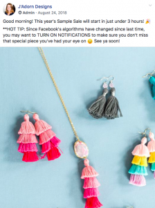 tassel teaser image from 2018 sample sale jadorn designs custom jewelry