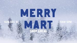 merry mart event graphic